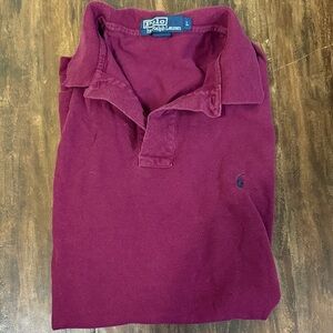 Ralph Lauren Deep Red Polo Shirt